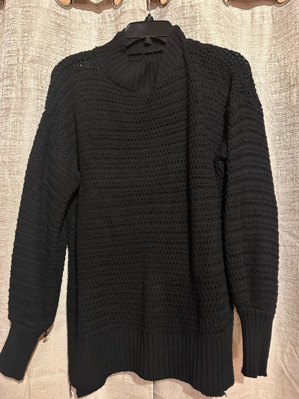 Classic Men's Crewneck Sweater in Black